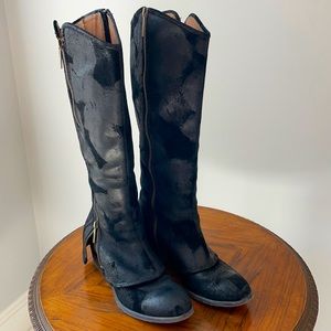 SOLD ON ANOTHER SITE Donald Pliner Riding Boot style textured suede tall boot